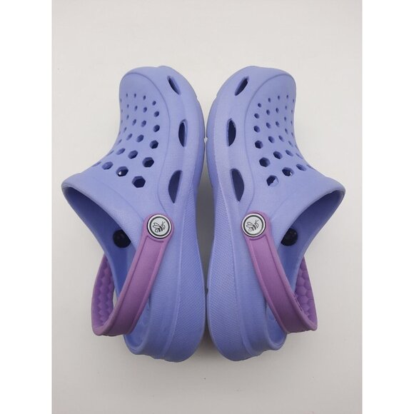 Joybees Kids Active Clog Durable & Comfortable Slip On Purple Size Junior 2 - Picture 6 of 14